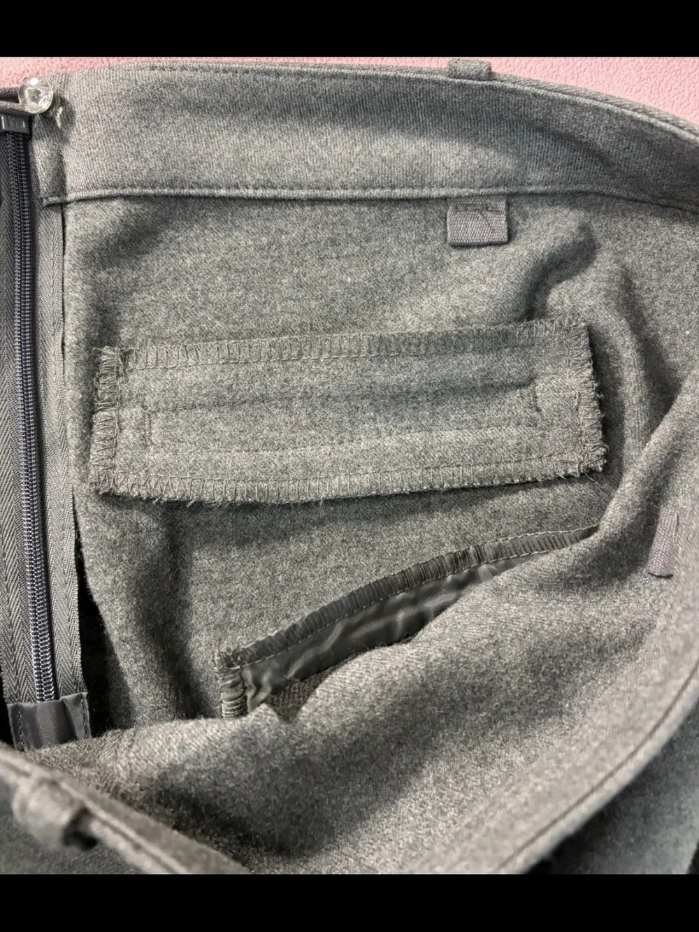 H&M Mini Skirt in Heathered Brown-Gray